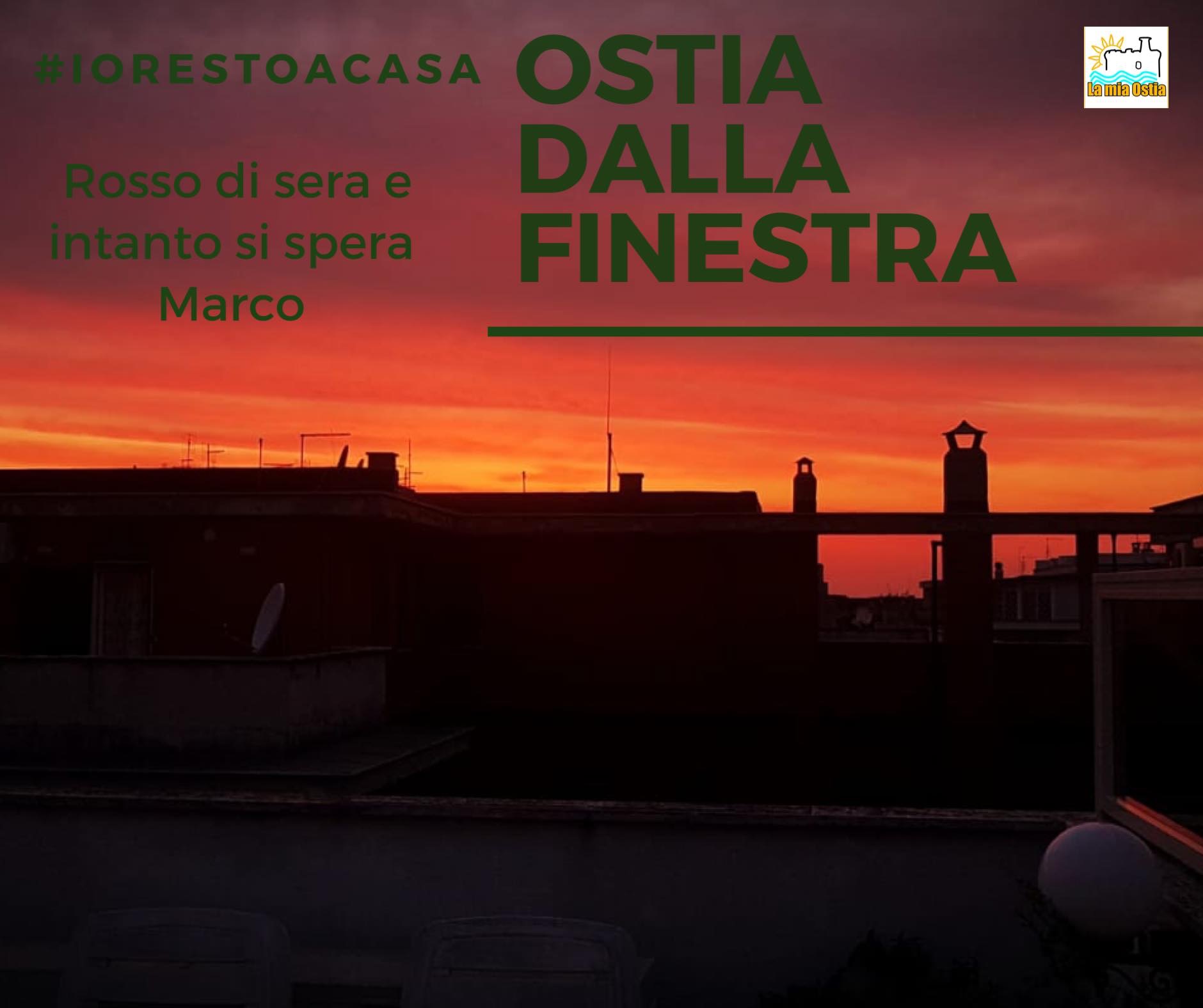 Ostia dalla finestra: mese di aprile